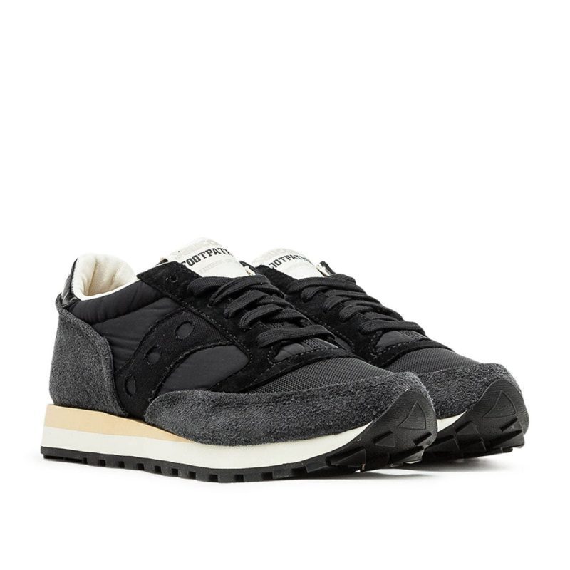 saucony x footpatrol jazz 81 schwarz 358081