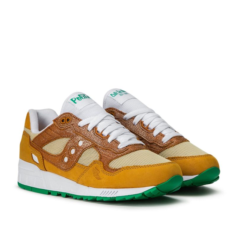 saucony x sneaker politics x cafe du monde shadow 5000 braun weiss 409502