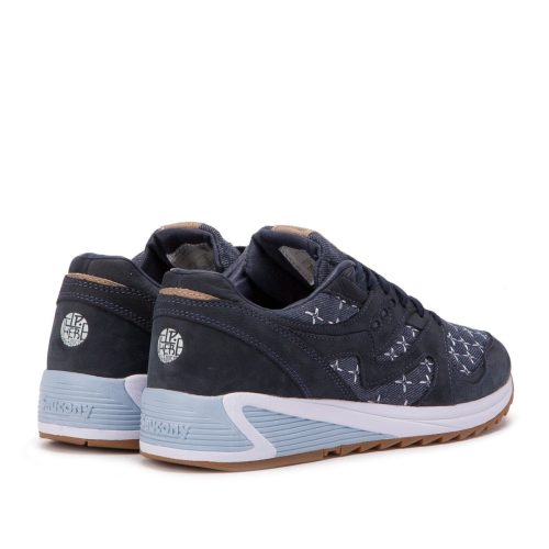 saucony x up there grid 8000 sashiko navy 814733