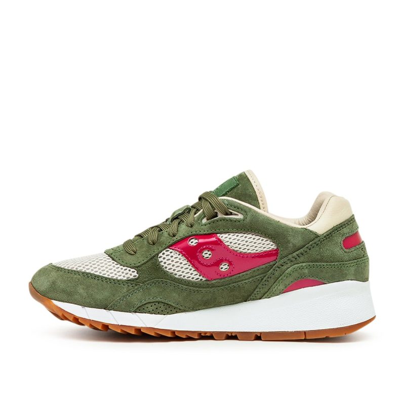 saucony x up there shadow 6000 doors to the world olive 110184