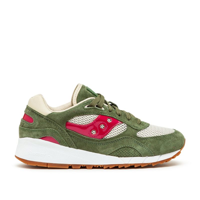 saucony x up there shadow 6000 doors to the world olive 284829