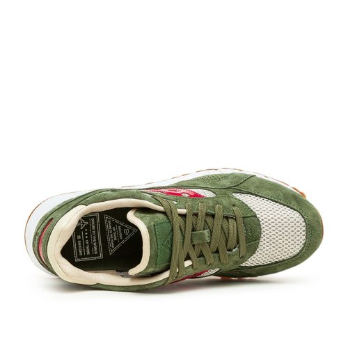 saucony x up there shadow 6000 doors to the world olive 428078