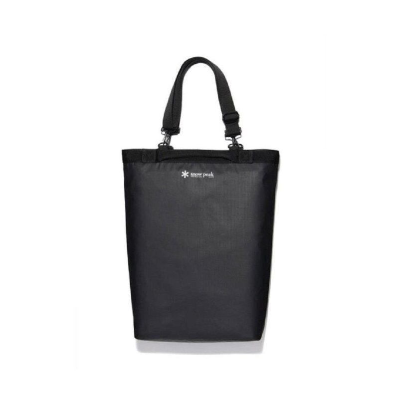 snow peak 2way tote bag schwarz 124451