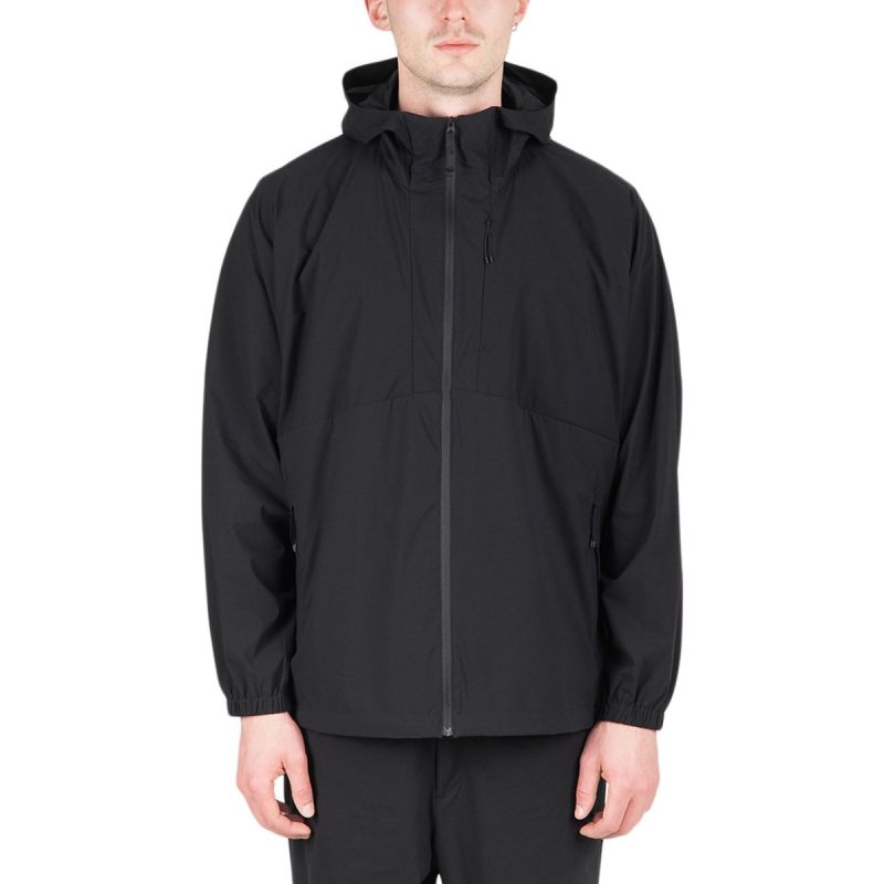 snow peak dwr light jacket schwarz 682179