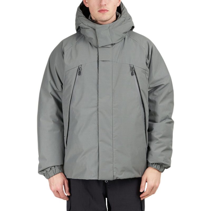 snow peak fr 2 layer down jacket grau 215640