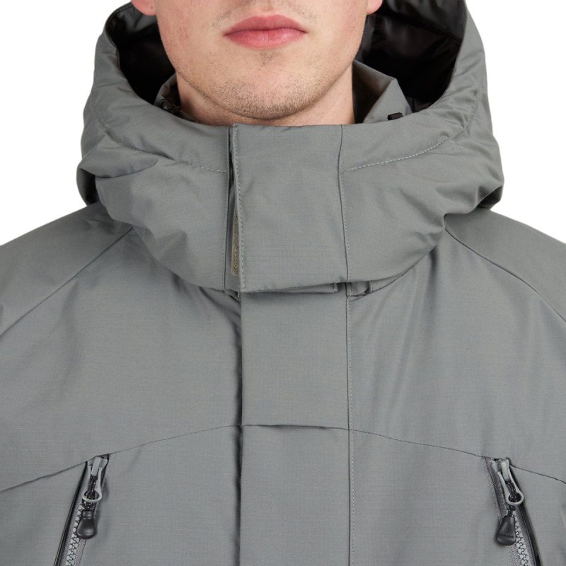 snow peak fr 2 layer down jacket grau 627177