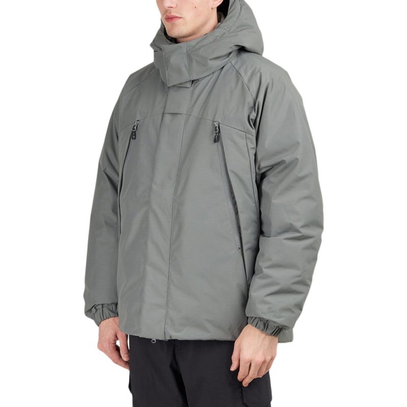 snow peak fr 2 layer down jacket grau 659512