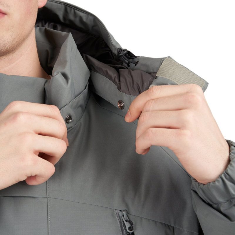 snow peak fr 2 layer down jacket grau 773184