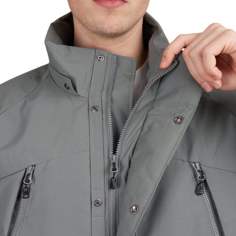 snow peak fr 2 layer down jacket grau 863982