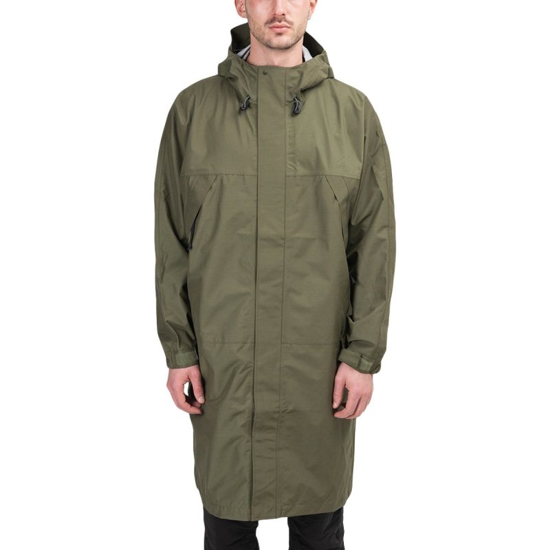 snow peak fr 3l rain coat olive 669274