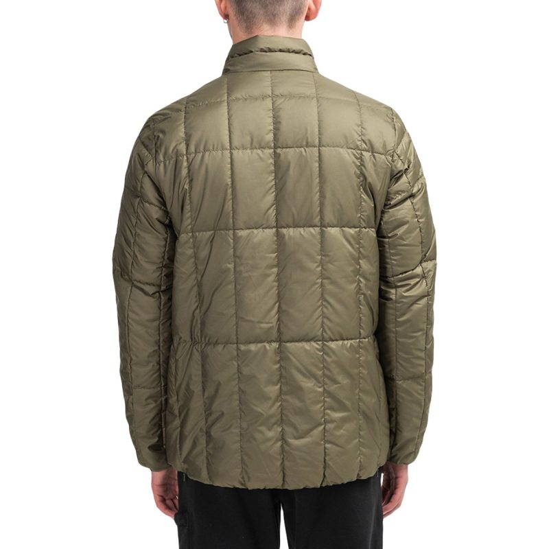 snow peak recycled middle down jacket olive 171701