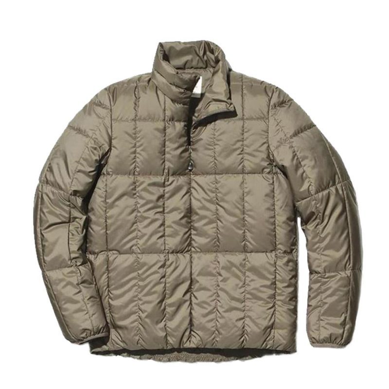 snow peak recycled middle down jacket olive 656207