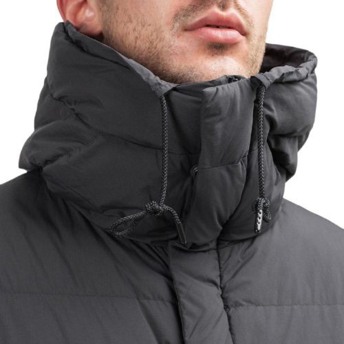 snow peak recycled nylon ripstop down coat schwarz 894466