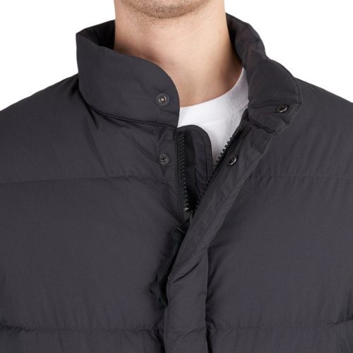 snow peak recycled nylon ripstop down jacket schwarz 373810