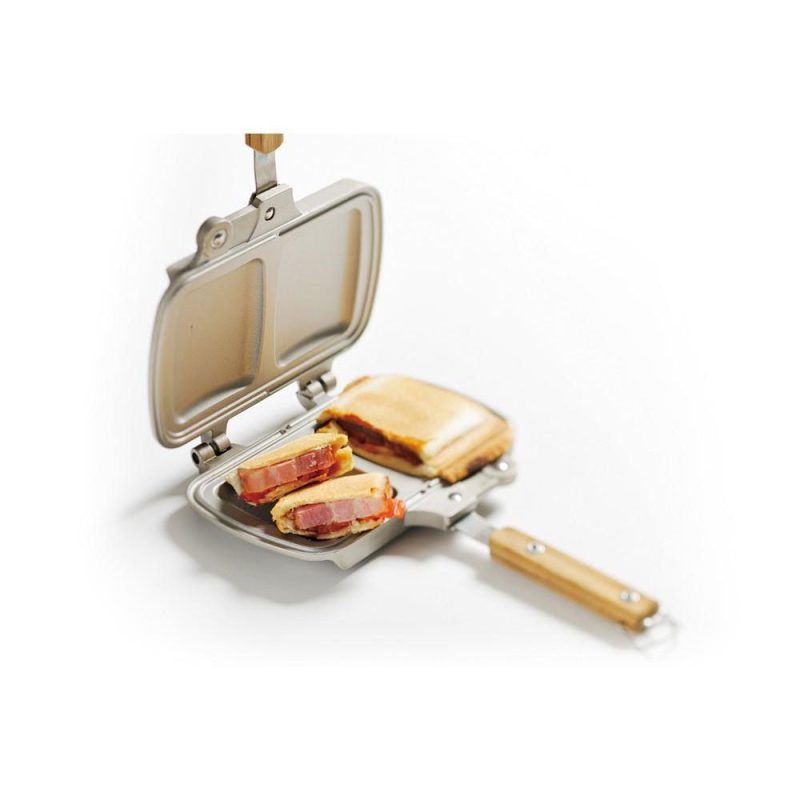 snow peak tramezzino sandwich maker silber 279927