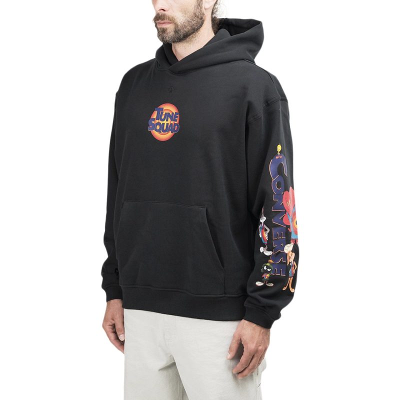 space jam a new legacy x converse hoodie schwarz 690814