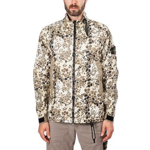 stone island alligator camo light cotton nylon rep beige 231679