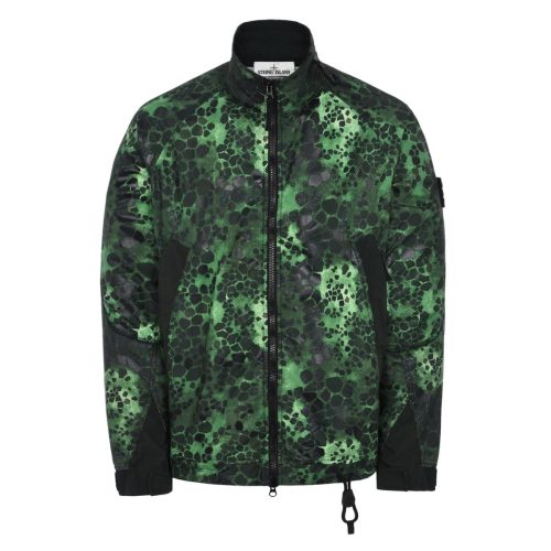 stone island alligator camo light cotton nylon rep grun 196560