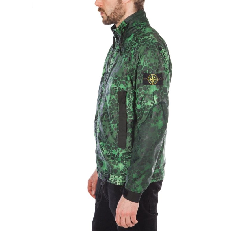 stone island alligator camo light cotton nylon rep grun 574400