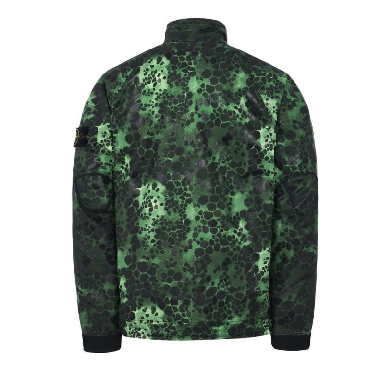 stone island alligator camo light cotton nylon rep grun 930537