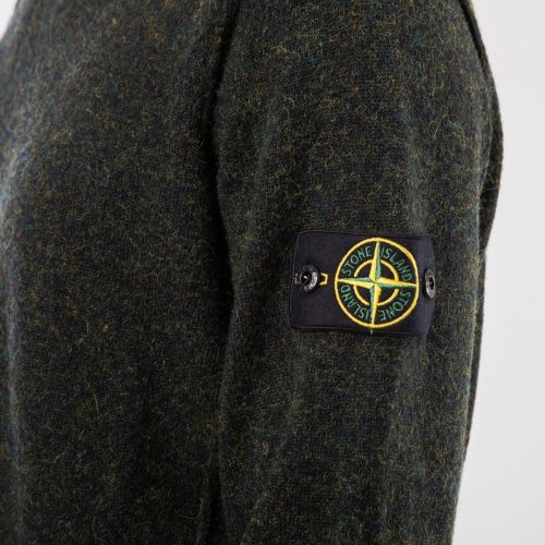 stone island alpaca crewneck oliv 260042