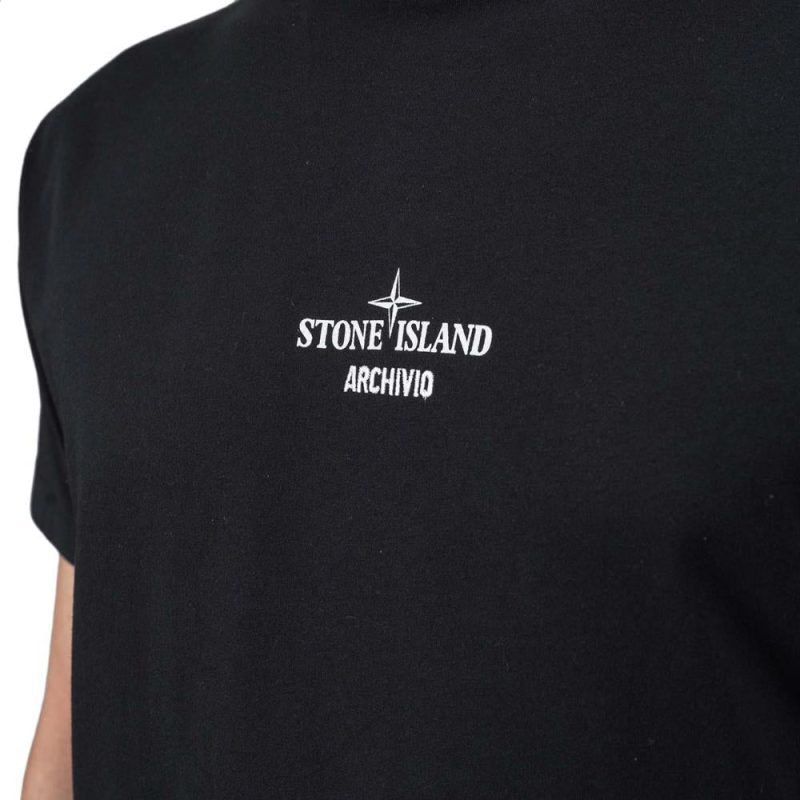 stone island archivio project t shirt schwarz 132312