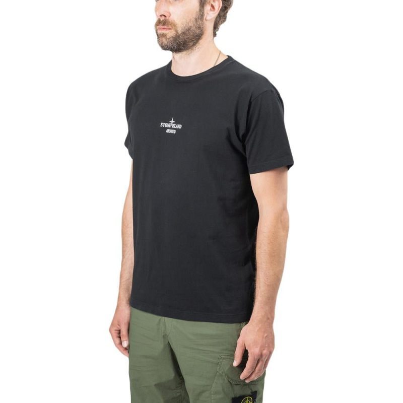 stone island archivio project t shirt schwarz 704441