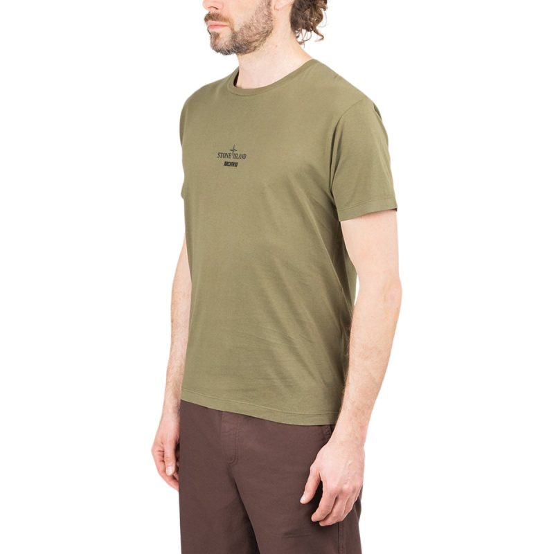 stone island archivio t shirt olive 298448