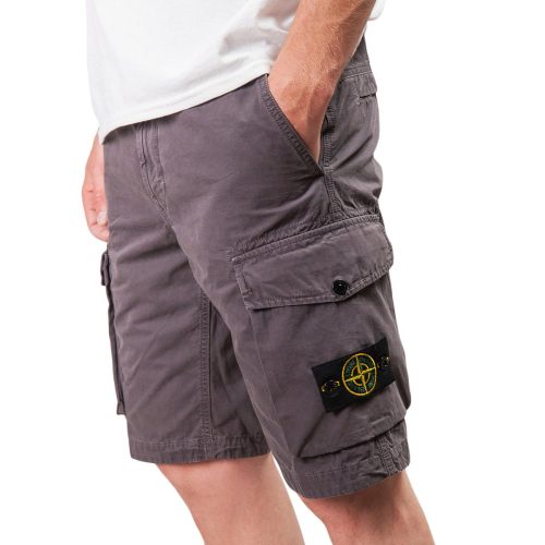 stone island bermuda shorts blaugrau 601124