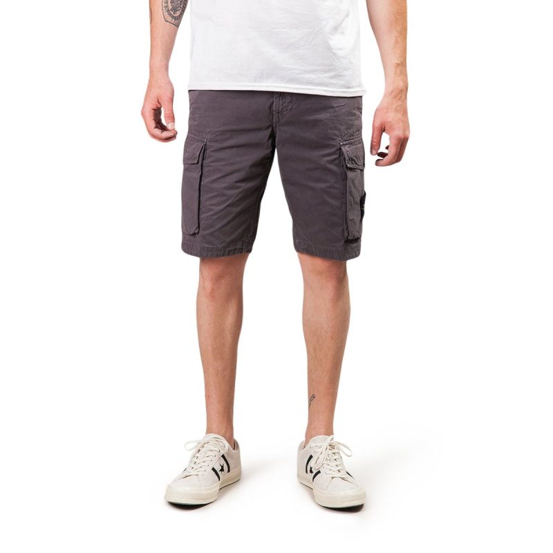 stone island bermuda shorts blaugrau 801171