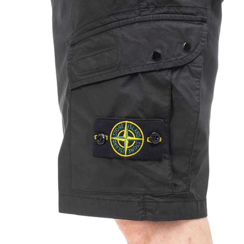 stone island bermuda shorts schwarz 351052