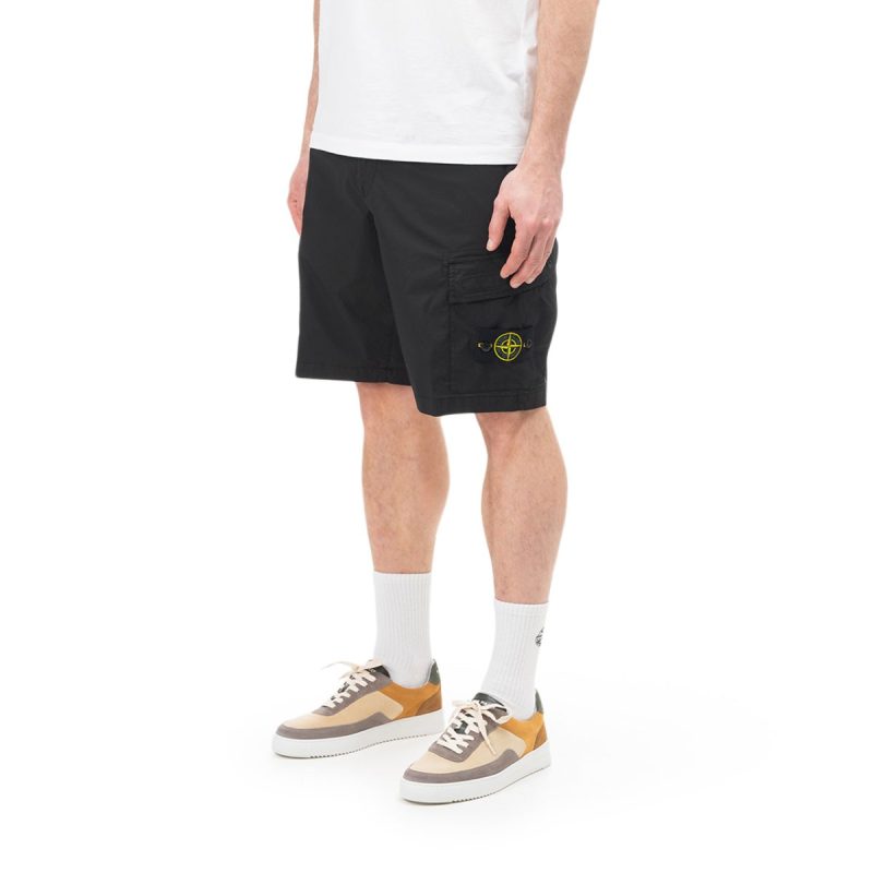 stone island bermuda shorts schwarz 848684