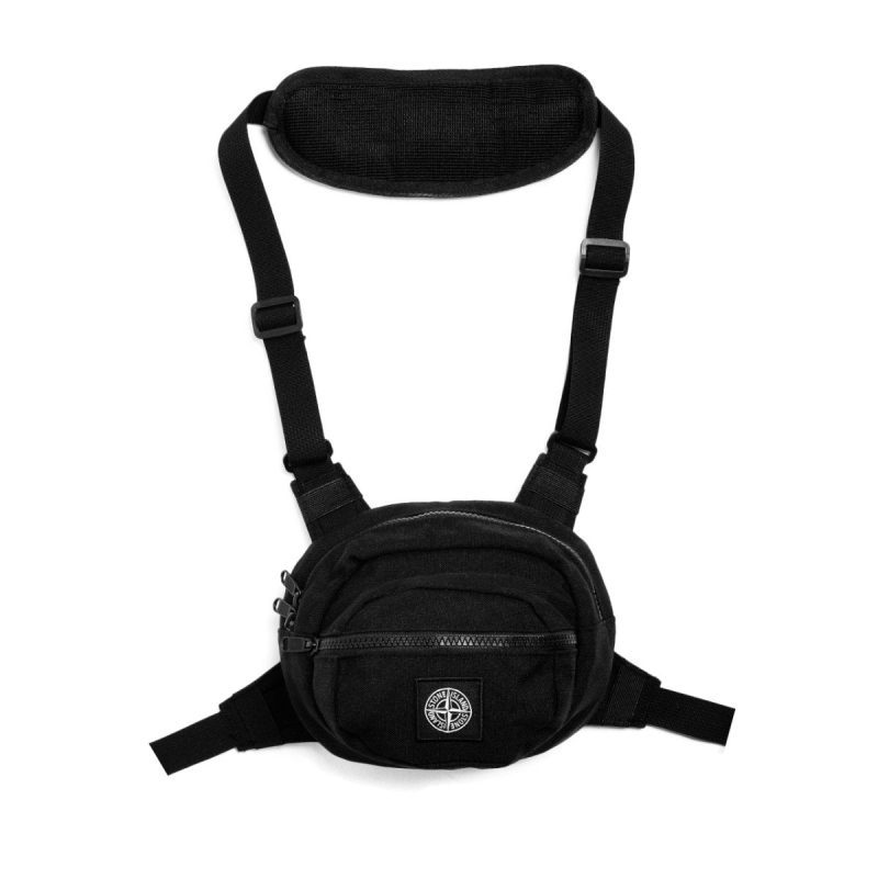 stone island bumbag schwarz 466560