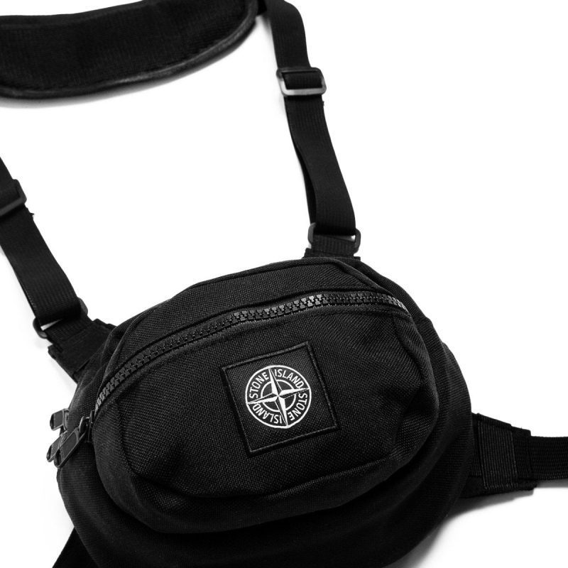 stone island bumbag schwarz 791004