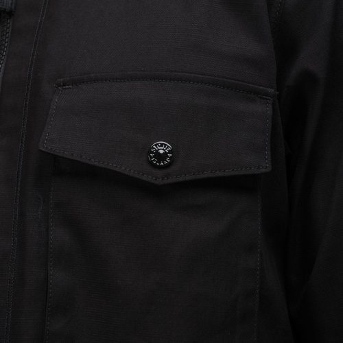 stone island canvas overshirt schwarz 719902