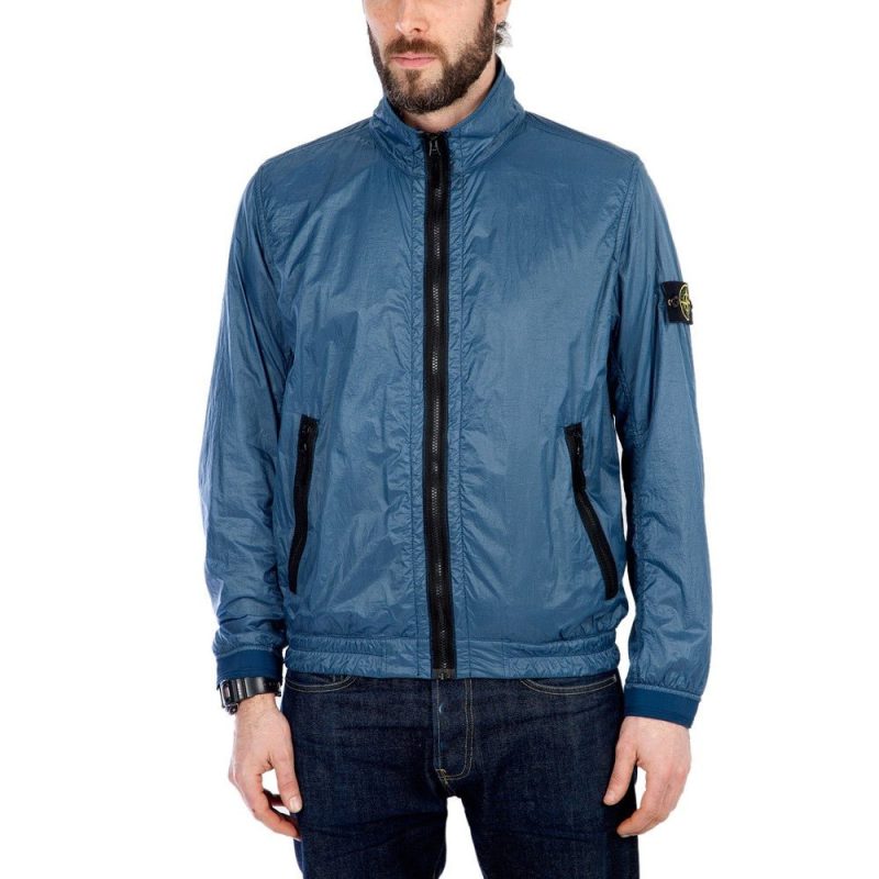 stone island capi spalla ottanio jacket blau 295063