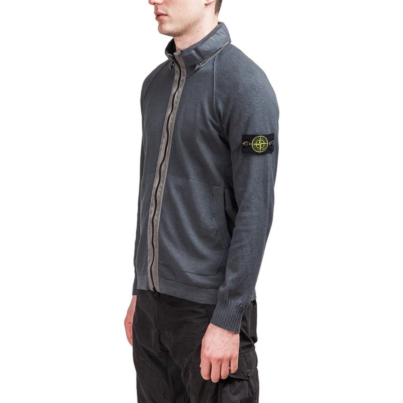 stone island cardigan grau 463795