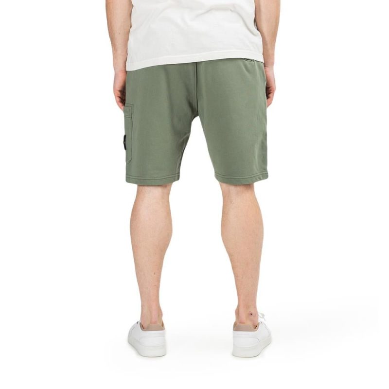 stone island cargo bermudashorts olive 404998