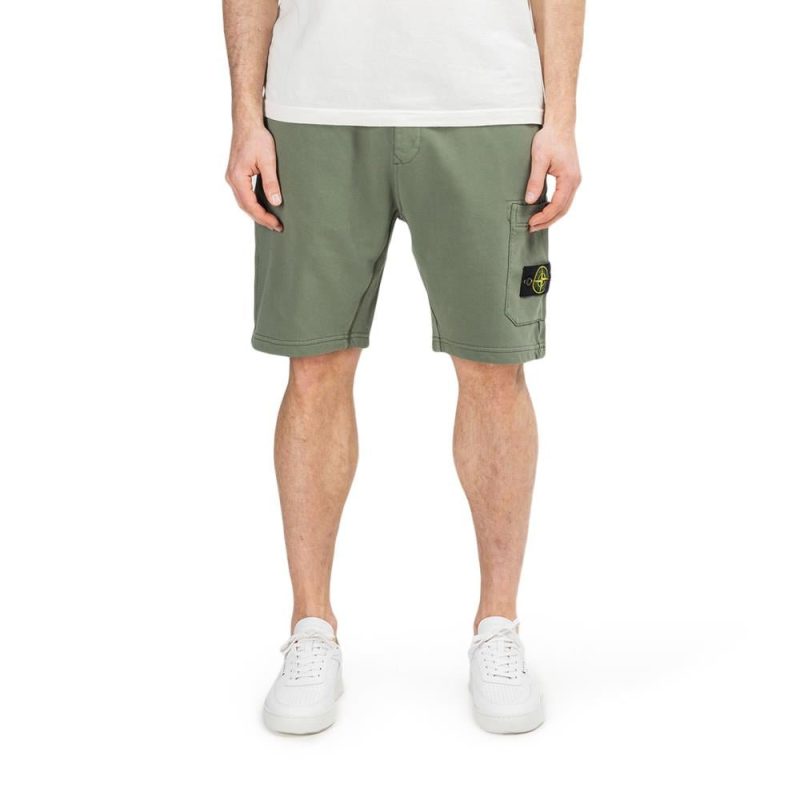 stone island cargo bermudashorts olive 583626