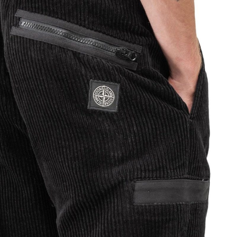 stone island cord pants schwarz 313069