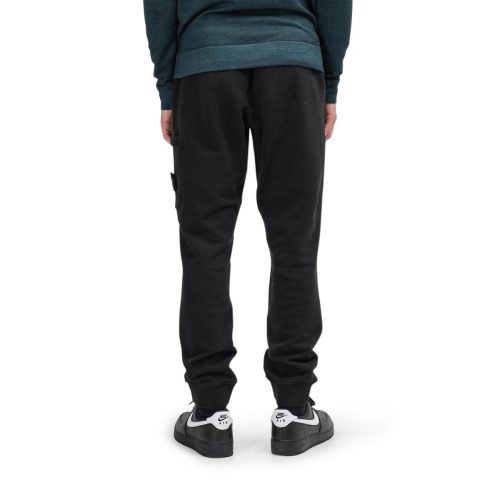 stone island cotton fleece pant schwarz 856237