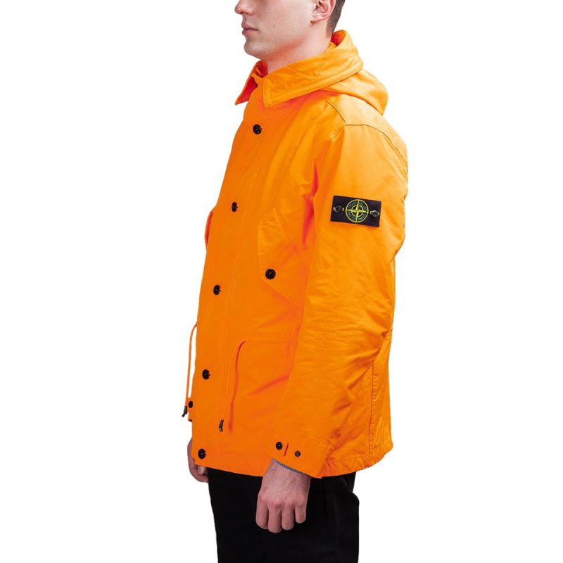 stone island david fluo wind jacket orange 719009