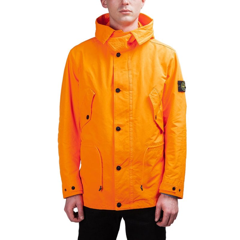 stone island david fluo wind jacket orange 901406