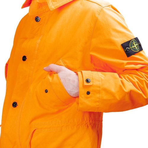 stone island david fluo wind jacket orange 902534