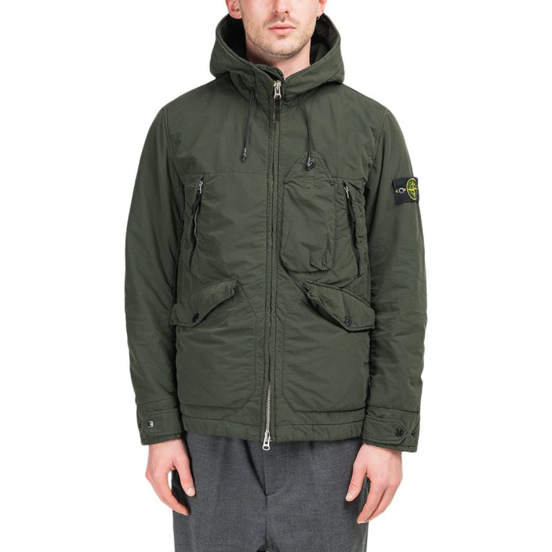 stone island david light tc micropile jacket olive 281797