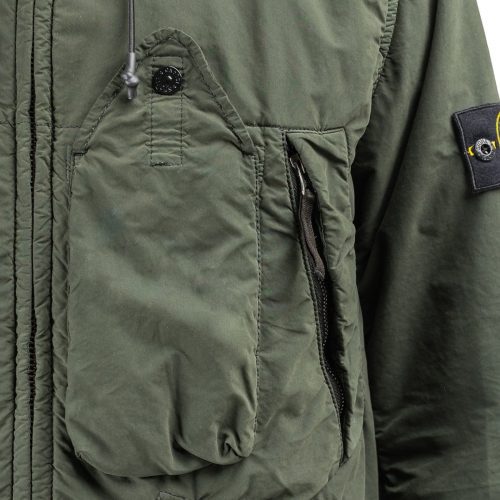 stone island david light tc micropile jacket olive 491859