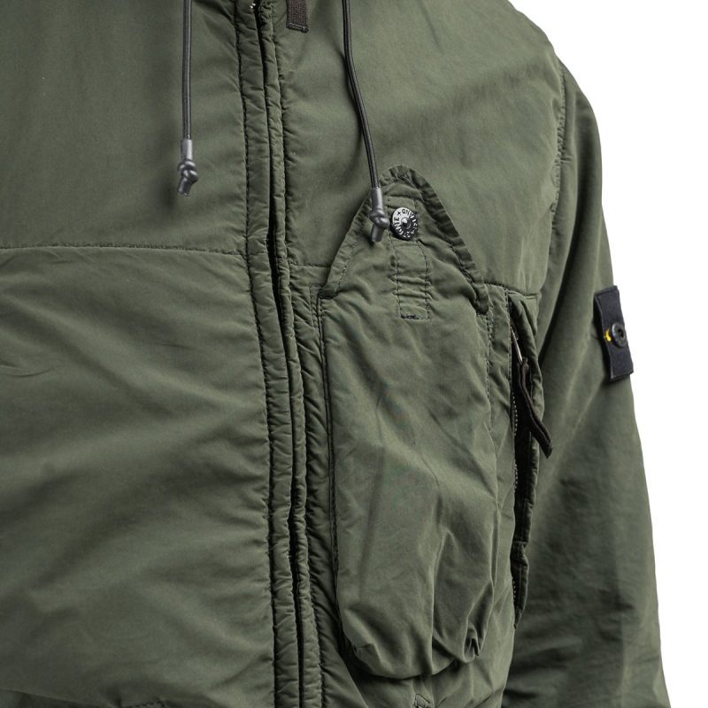 stone island david light tc micropile jacket olive 853508