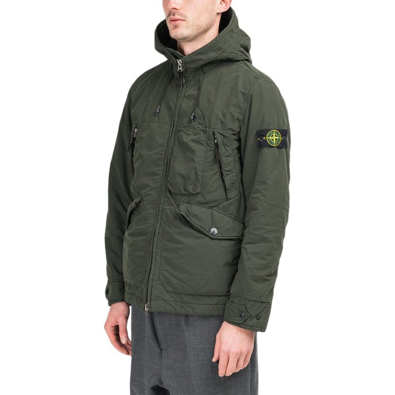 stone island david light tc micropile jacket olive 880397