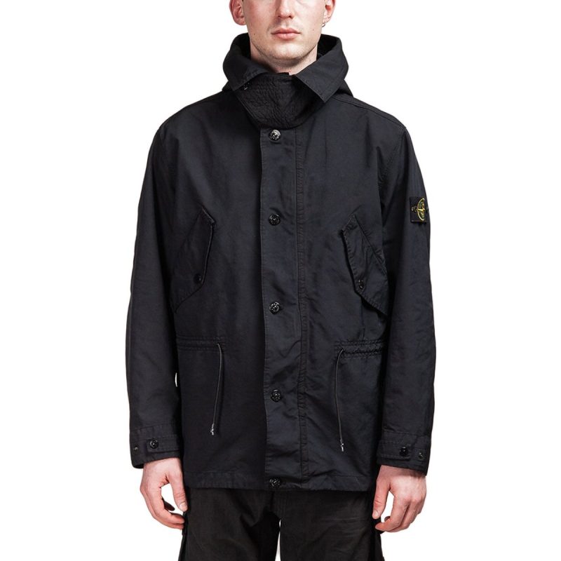 stone island david tc short parka dunkelblau 821330