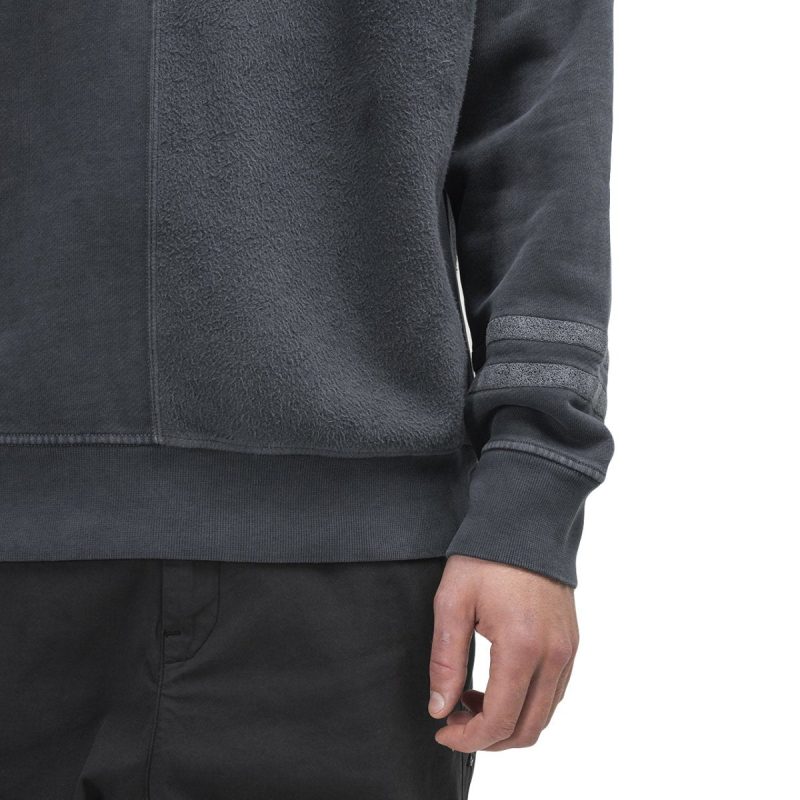 stone island dye treatment sweat shirt schwarz 516008